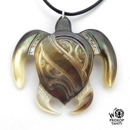 Pendentif Nacre Gravée...