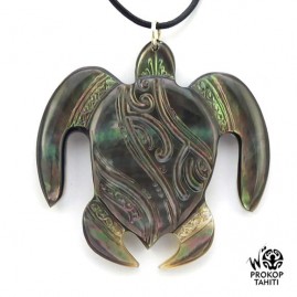 Pendentif Nacre Gravée...