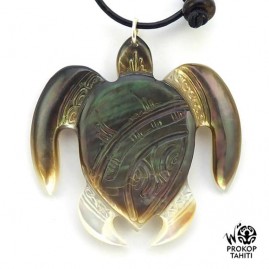 Pendentif Nacre Gravée...