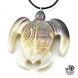 Pendentif Nacre Gravée...