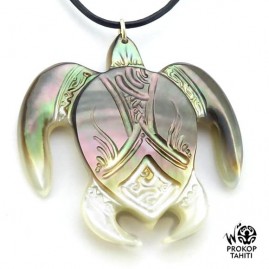 Pendentif Nacre Gravée...