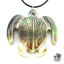 Pendentif Nacre Gravée...