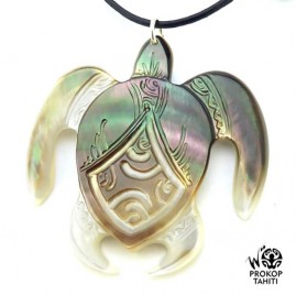 Pendentif Nacre Gravée...
