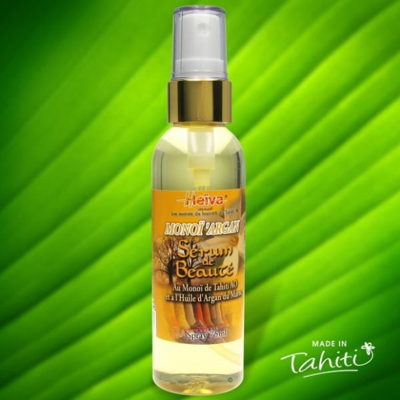 Serum beaute visage monoi heiva tahiti argan 75ml