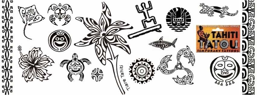 Tatoo Tahiti - Tatouages temporaires - La Boutique du Monoi