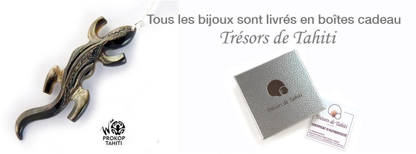 Pendentif Margouillat Nacre Tahiti - La Boutique du Monoï