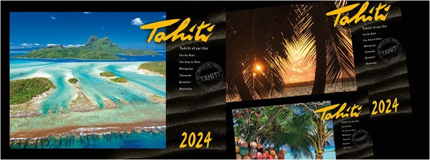 Calendriers 2024 Tahiti et ses Îles - La Boutique du Monoï