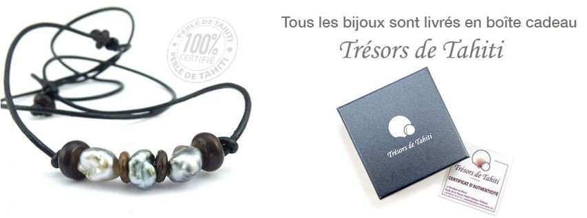 Collier Keishis de Tahiti - La Boutique du Monoï