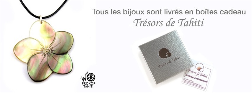 Fleurs Frangipanier Tahiti Nacre Prokop La Boutique du Monoï