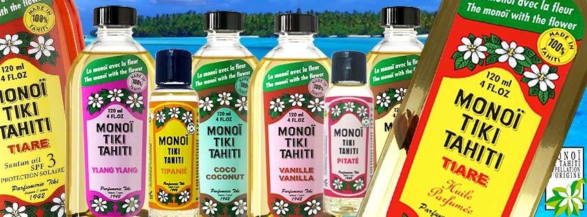 TOUTE LA GAMME MONOI TIKI FABRIQUÉE À TAHITI